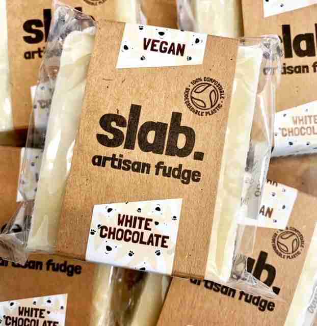 Slab Artisan Fudge - Vegan White Choc