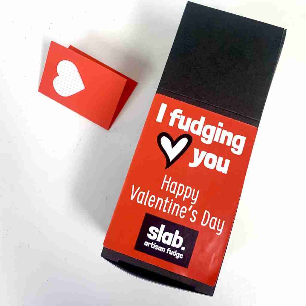 Valentine’s Day 6 Slab Fudge Box - Dairy 5