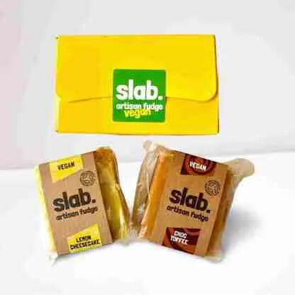 Slab Artisan Fudge - 2 Fudge Slab Vegan Gift Box
