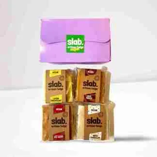 Slab Artisan Fudge - 4 Fudge Slab Vegan Gift Box