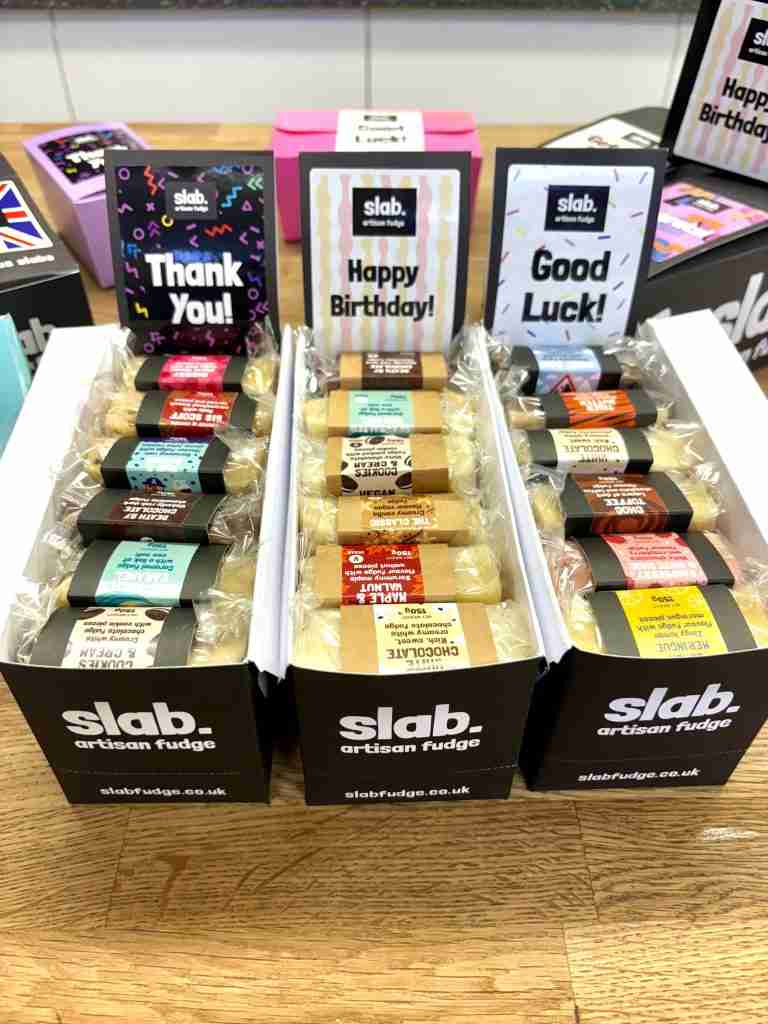 Slab Fudge Gift Box stickers2