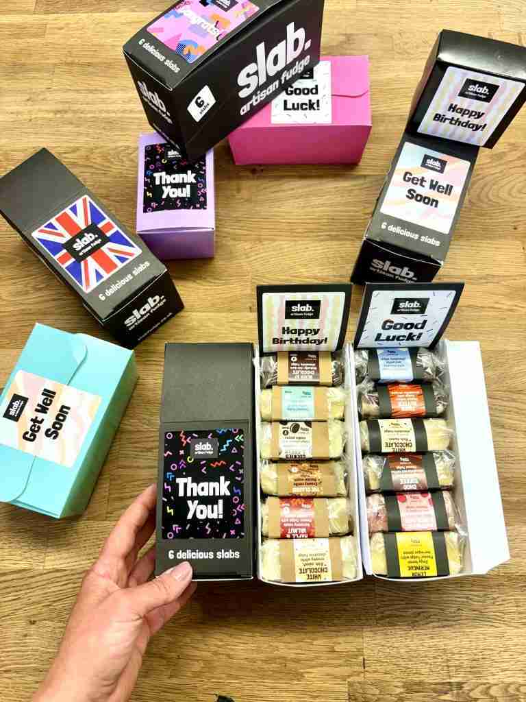 Slab Fudge Gift Box stickers5